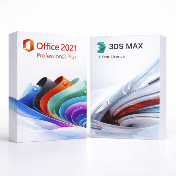 Office 2021 Pro Plus (örök) + Autodesk 3ds Max (1 év) – termékkép