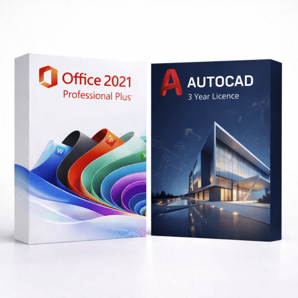 Office 2021 Pro Plus (örök) + Autodesk AutoCAD (3 év) – termékkép