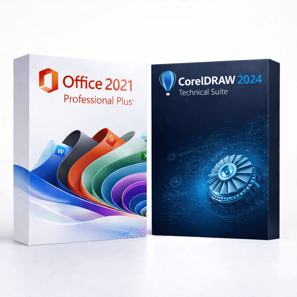 off21pp_cd24ts Office 2021 Pro Plus + CorelDRAW Technical Suite 2024 - Image 1