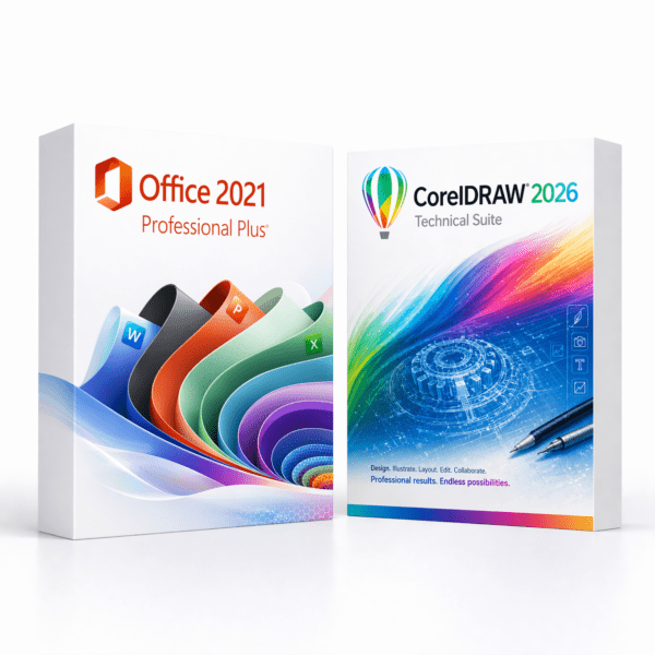Office 2021 Professional Plus + CorelDRAW 2026 Technical Suite – termékkép