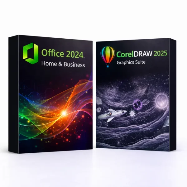 Office 2024 Home & Business + Autodesk Graphics Suite 2025 – termékkép