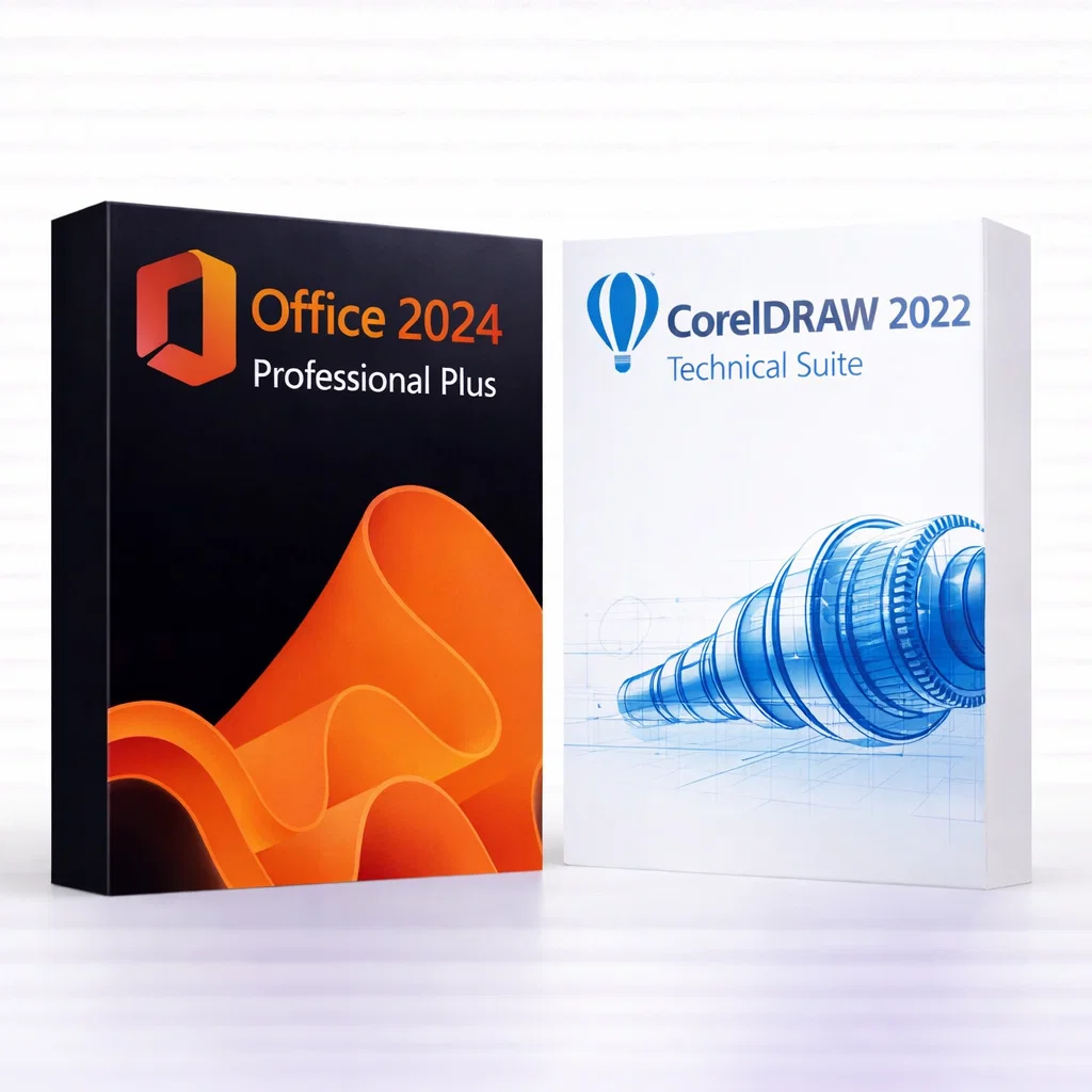 off24pp_cd22ts Office 2024 Pro Plus + CorelDRAW Technical Suite 2022 - Image 1