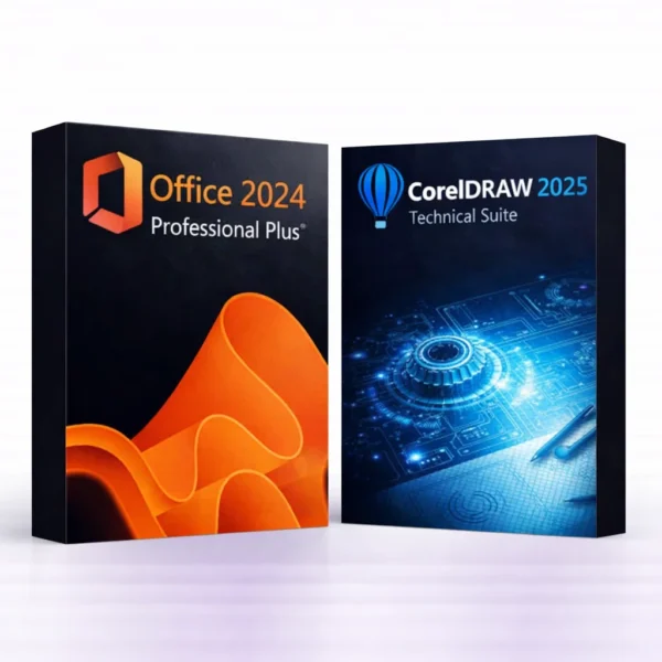 Office 2024 Pro Plus + CorelDRAW Technical Suite 2025 – termékkép