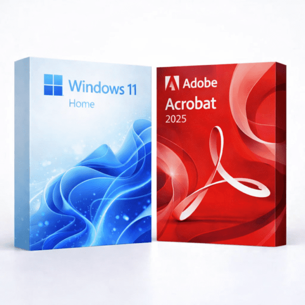 Windows 11 Home + Acrobat 2025 – termékkép