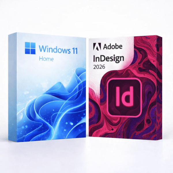 Windows 11 Home + InDesign 2026 – termékkép