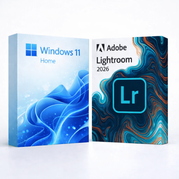 Windows 11 Home + Lightroom 2026 – termékkép