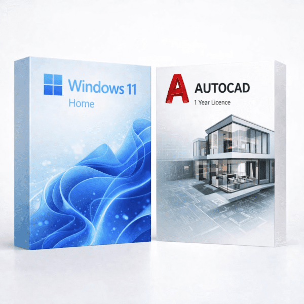Windows 11 Home (örök) + Autodesk AutoCAD (1 év) – termékkép