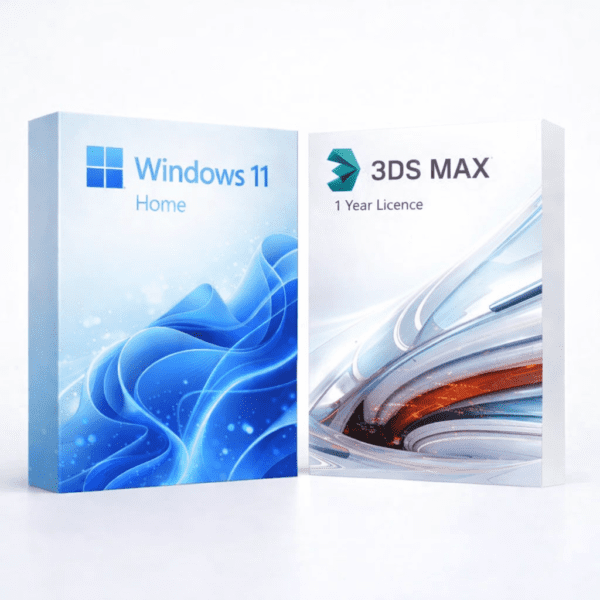 Windows 11 Home (örök) + Autodesk 3ds Max (1 év) – termékkép