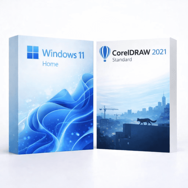 Windows 11 Home + CorelDRAW Standard 2021 – termékkép
