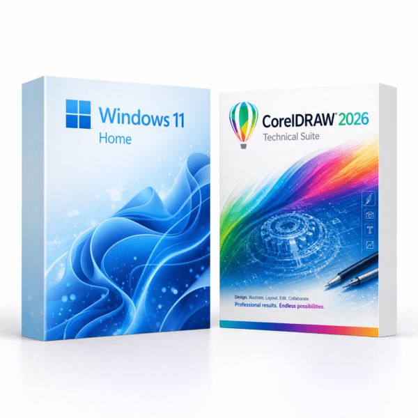 Windows 11 Home + CorelDRAW 2026 Technical Suite – termékkép