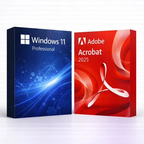 Windows 11 Pro + Acrobat 2025 – termékkép