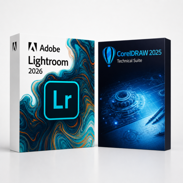 Lightroom Classic 2026 + CorelDRAW Technical Suite 2025 – termékkép
